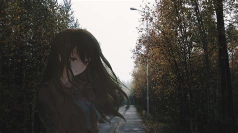 You can also upload and share your favorite sad aesthetic computer wallpapers. Wallpaper Anime Girl, Sad Expression, Black Hair ...