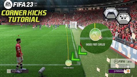FIFA 23 NEW CORNER KICKS TUTORIAL HOW TO SCORE GOALS USING THE NEW