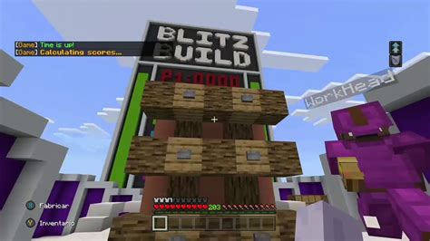 Minecraft Blitz Build ¿quién Construye Más Rápido Youtube