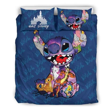 Stitch Disney Bedding Set 8 Exrain Quilt And Bedding Disney Bedding