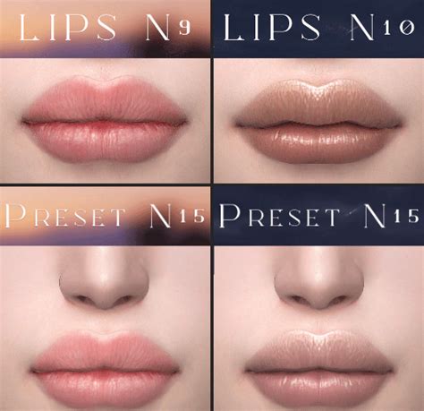 Sims 4 Puffy Lips Preset