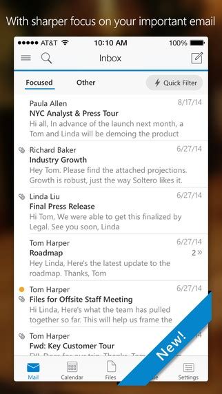 Microsoft Launches Outlook For Ios And Android