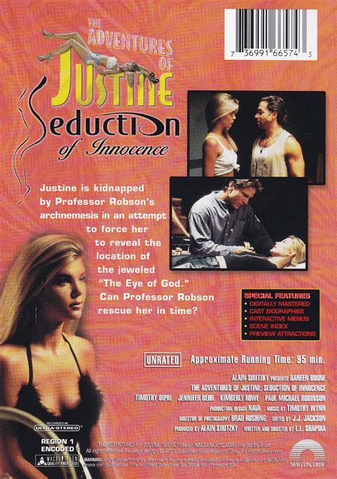 Daneen Boone In THE ADVENTURES OF JUSTINE DVD SEDUCTION OF