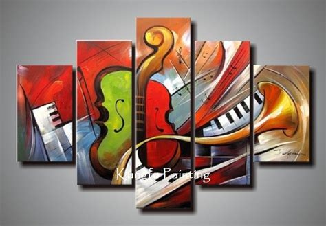 Guitar Painting Art 100 Hand Painted Discount Abstract