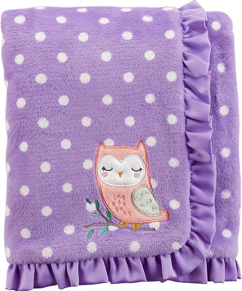 Carters Baby Girls Owl Plush Blanket Baby