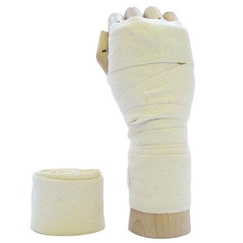 White Pro Boxingmartial Arts Hand Wraps Bandage Nakosite