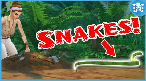 Snakes The Sims 4 Jungle Adventure Part 2 Early Access Youtube