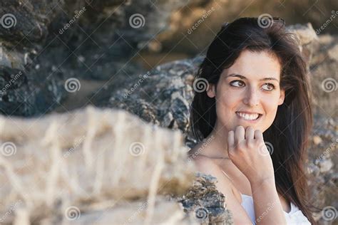 naughty natural woman portrait stock image image of beauty outdoor 36984639