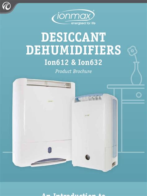 ion612 ion632 dehumidifiers brochure pdf pdf
