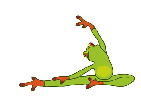 Frogs Doing Yoga On Behance