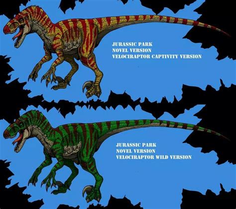 Velociraptor Jurassic Park Novel Jurassic Park Jurassic Park Poster