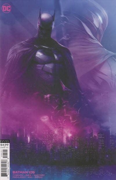 Batman 105 Francesco Mattina Cardstock Variant Cover Batman 2016