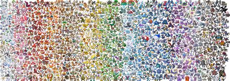 Last Year I Shared A Pokemon Color Spectrum I Made Out Of Gen 5 Style