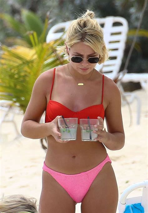 Jessica Woodley In Bikini At A Beach In Barbados Hawtcelebs