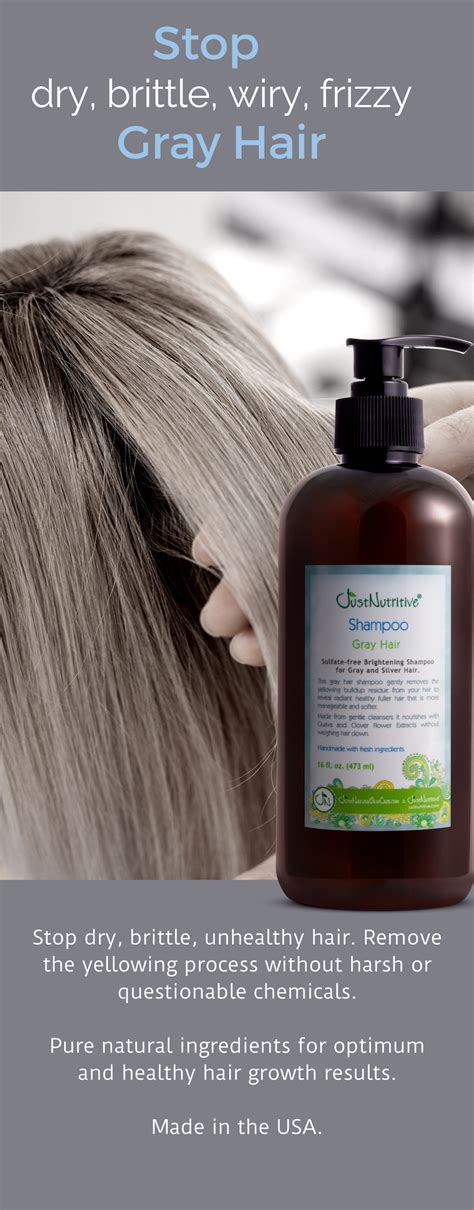 Best hydrating shampoo for frizzy hair. Stop dry, brittle, wiry, frizzy gray hair. | Shampoo for ...