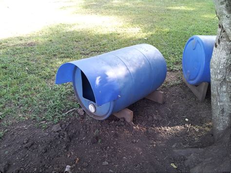 Plastic Barrel Dog House Adinaporter