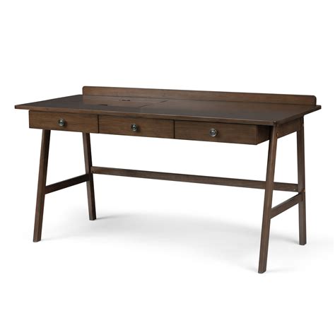Brooklyn Max Danica Solid Wood Contemporary 60 Inch Wide Desk In