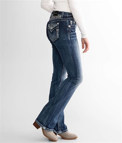 Miss Me Mid Rise Boot Stretch Jean Womens Jeans In V110 Buckle