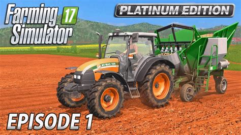 Planting Sugarcane Farming Simulator 17 Platinum Edition Estancia