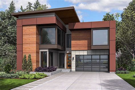 1227110454 Modern Narrow House Plans Meaningcentered