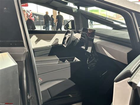 Tesla Cybertruck Interiors Revealed At Investors Day Event Team Bhp