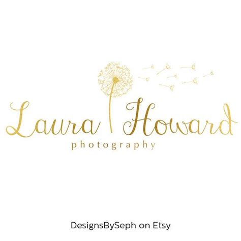 Premade Logo Design And Photography Watermark Gold Logo Template