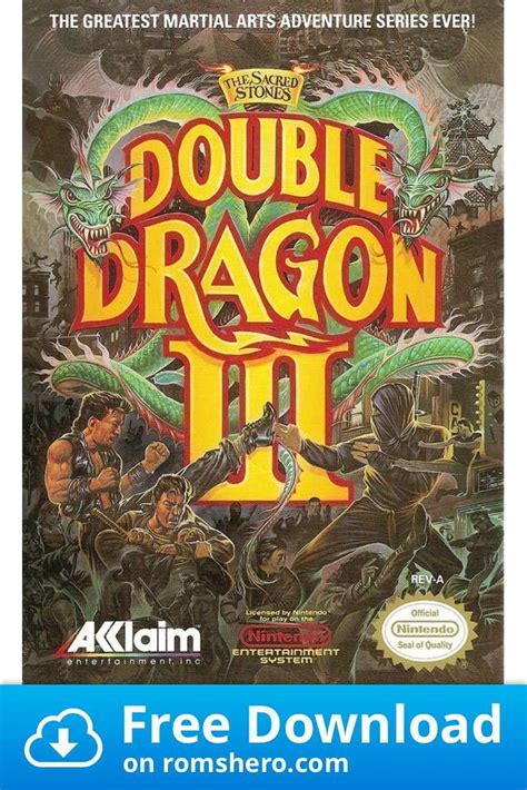 Role playing game release date Download Double Dragon 3 - The Sacred Stones - Nintendo (NES) ROM in 2020 | Double dragon