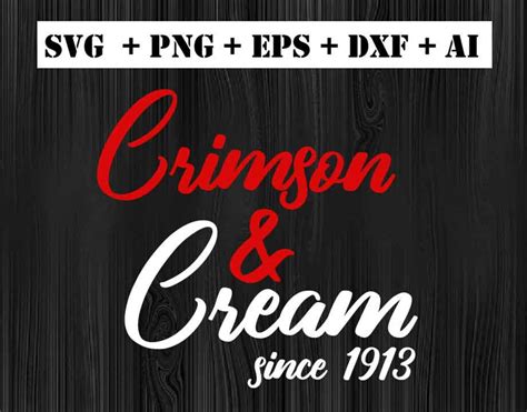 Crimson And Cream Since 1913 Svg Delta Sigma Theta Bundle Etsy