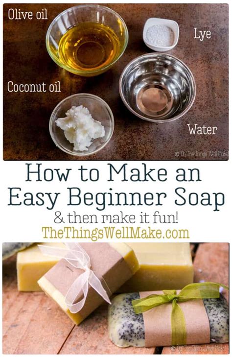 Making An Easy Basic Beginner Soap And Then Making It Fun Oh The Things We Ll Make
