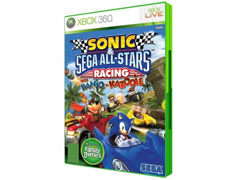 Sonic And Sega All Stars Racing Para Xbox 360 Sega Jogos Para Xbox 360