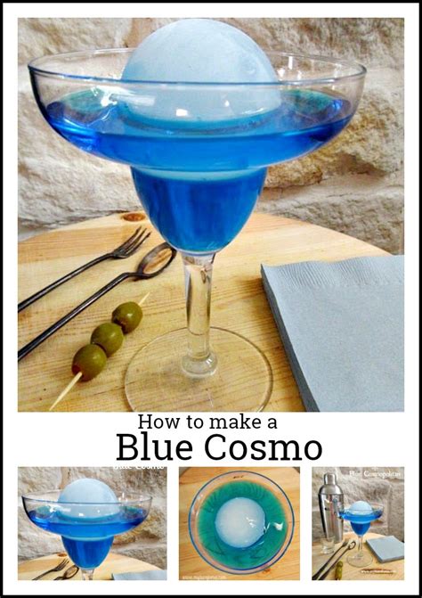 How To Make A Blue Cosmopolitan Cocktail