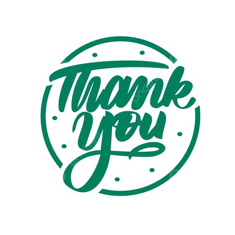 Greeting Sticker Of Thank You Lettering Font Greeting Sticker Thank