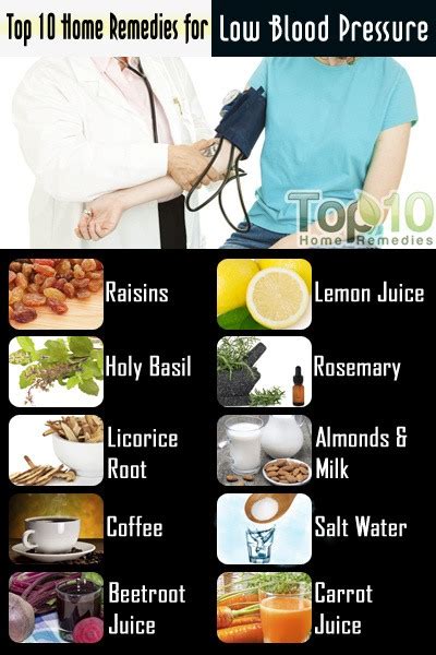 Seek immediate medical care (call 911) for serious symptoms, such as if your low blood pressure symptoms are persistent or cause you concern, seek prompt medical care. Home Remedies for Low Blood Pressure | Top 10 Home Remedies