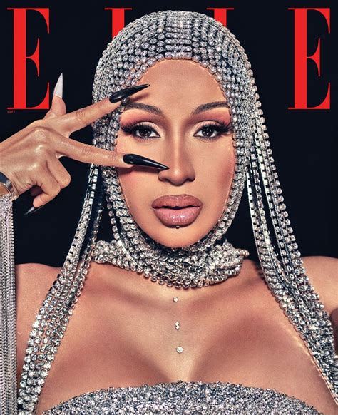 Cardi B Is The Stunning Face On The Cover Of Elle Magazine Usas