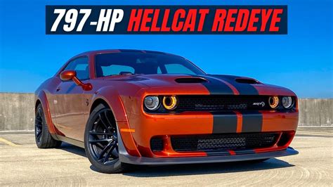 2020 Dodge Challenger Hellcat Redeye Review 797 Hp Youtube