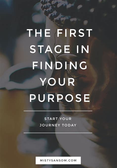This Article Covers The First Stage In Finding Your Purpose With