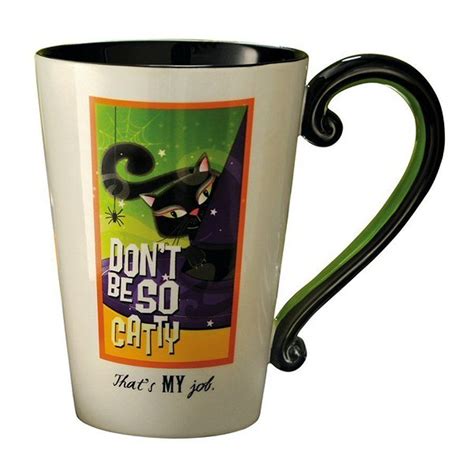 See more ideas about halloween coffee, coffee humor, coffee. Cat Mug wicked Catty Halloween Large Coffee Cup Grasslands ...