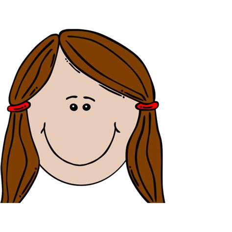 Girl Face Cartoon Png Svg Clip Art For Web Download