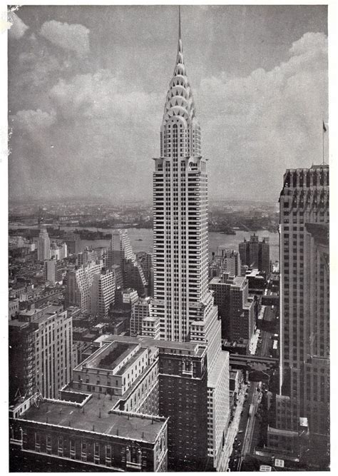 Chrysler Building Nyc Art Deco Style 1930 Architect