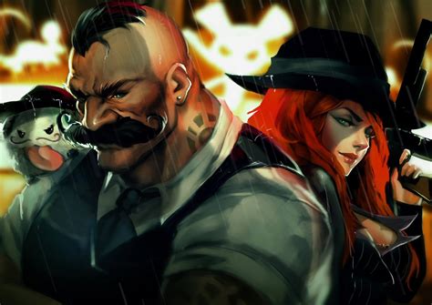 Mafia Braum And Miss Fortune Wallpapers And Fan Arts League Of Legends
