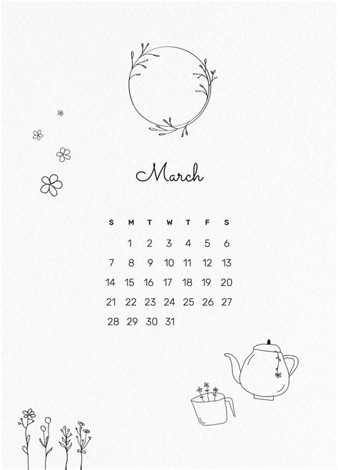 At A Glance Calendar Calendar March Cute Calendar 2021 Calendar