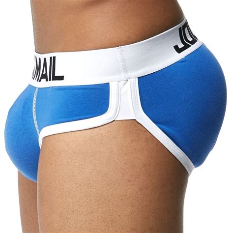 Jockmail Sexy Men Underwear Penis And Butt Hip Enhancer Push Up Cup