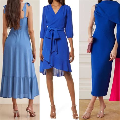 Showing You What Color Shoes For Blue Dresses And Royal Blue Dresses Look