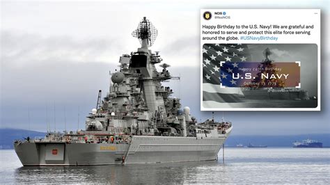 Ncis Wishes Us Navy Happy Birthday With Photo Of Russian Warship