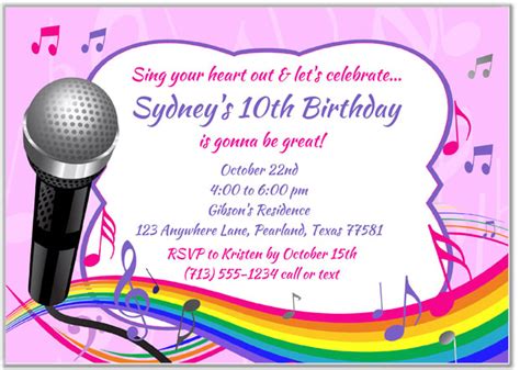 Karaoke adelle all i ask. Karaoke Birthday Party Invitations | Music | Kids Birthday