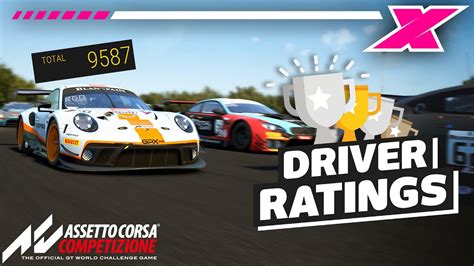 Driver RATINGS In Assetto Corsa Competizione What Do They Mean YouTube