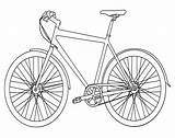 Mewarnai Sepeda Drawing Handouts Bersepeda Terunik sketch template
