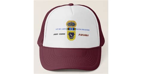 1st Bn Abn 504th Infantry Just Cause Panama Hat Zazzle