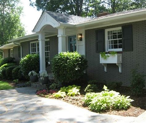 Brick Ranch Red Brick House Front Porch Ideas