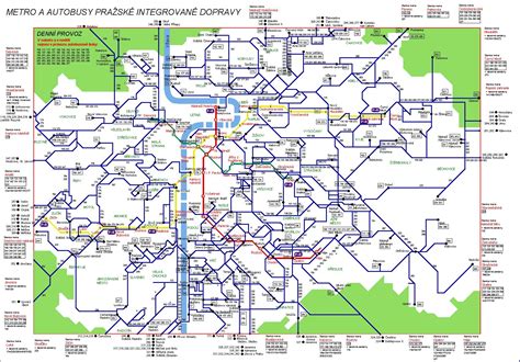 Prague Subway Map In English